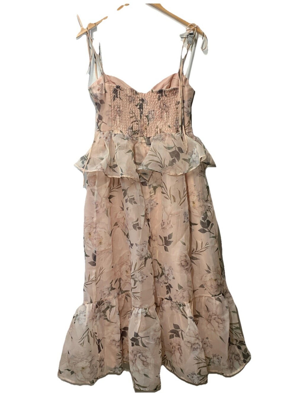 Petal & Pup Women's Kennie Midi Evening Dress Floral Elegant Sleeveless Small